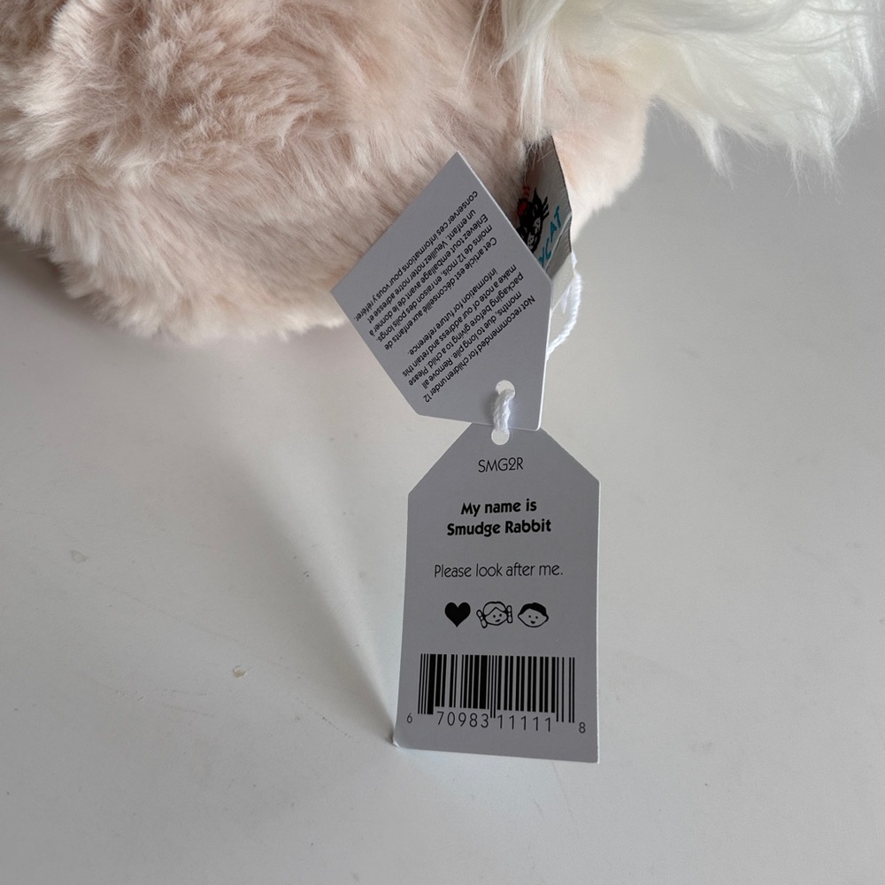 Jellycat Medium Smudge Rabbit - Authentic & NWT! - Picture 3 of 5